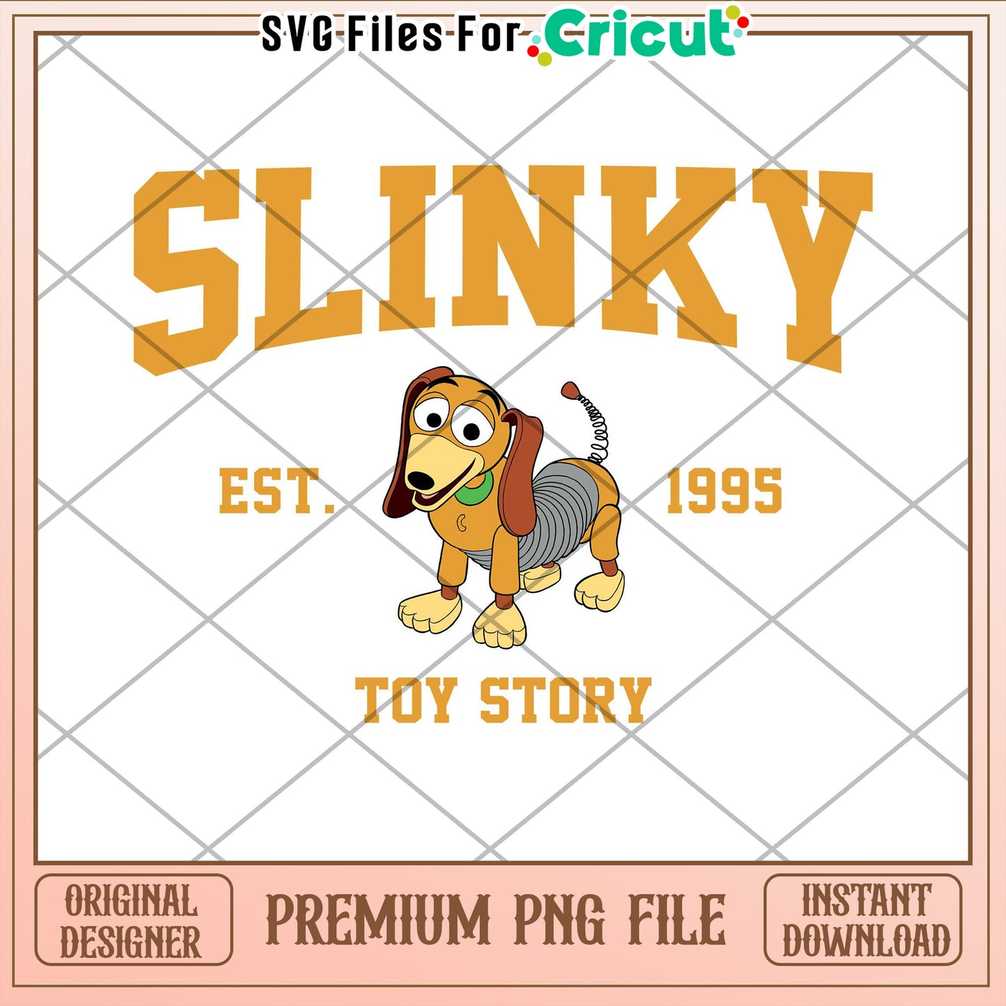 Slinky Dog Toy Story PNG Design