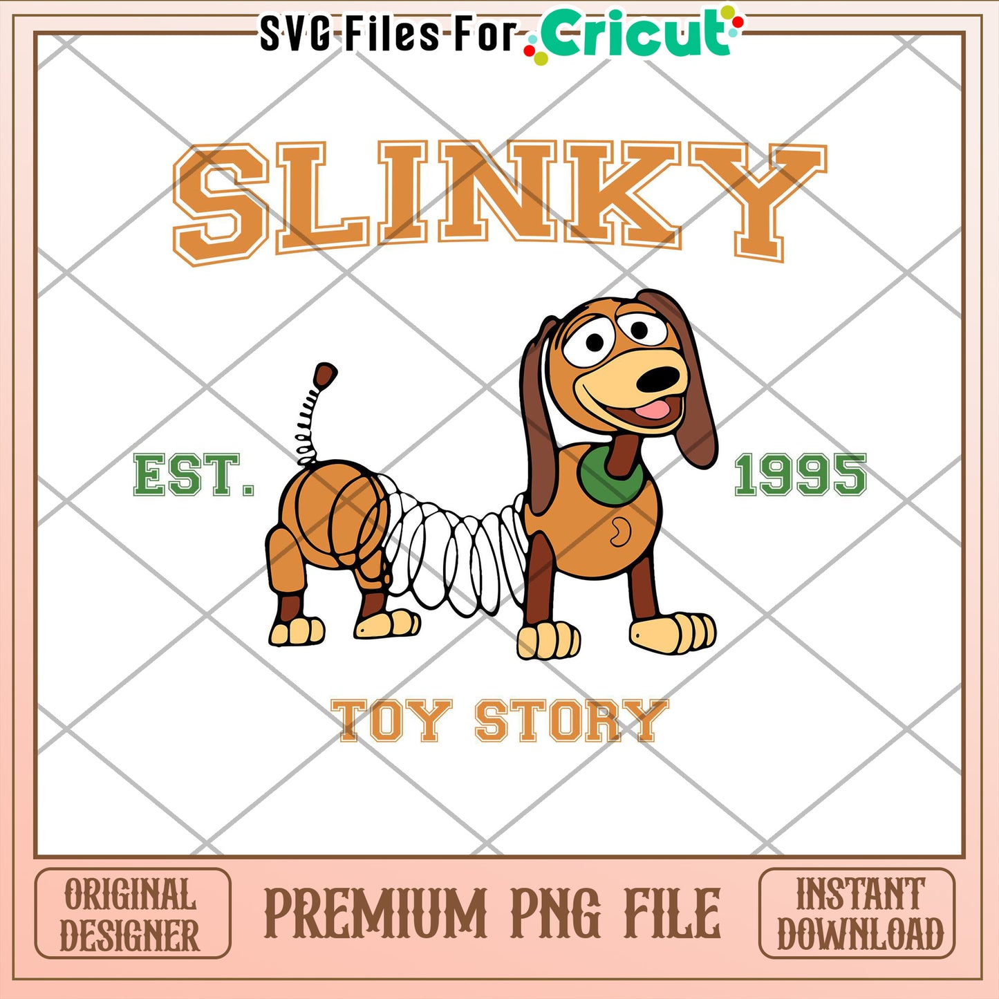 Slinky Dog Toy Story PNG Instant Download