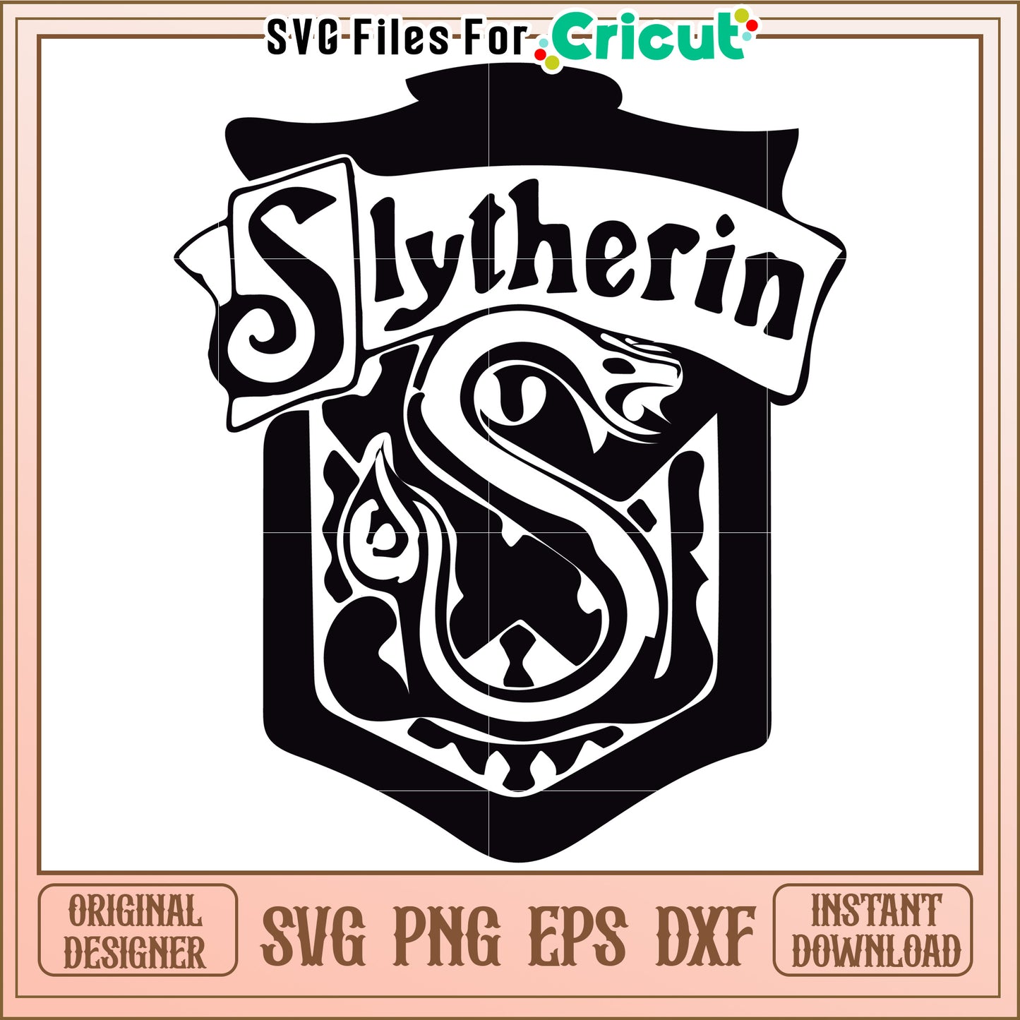 Slytherin logo design for fans, perfect for home decor and gifts