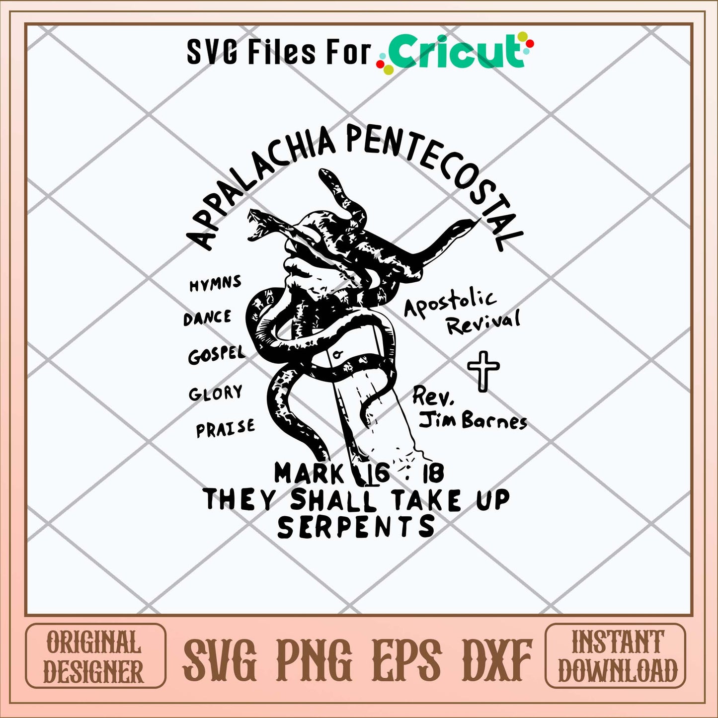 Snake Handling Church Svg, Snake Svg-Svgfilesforcricut