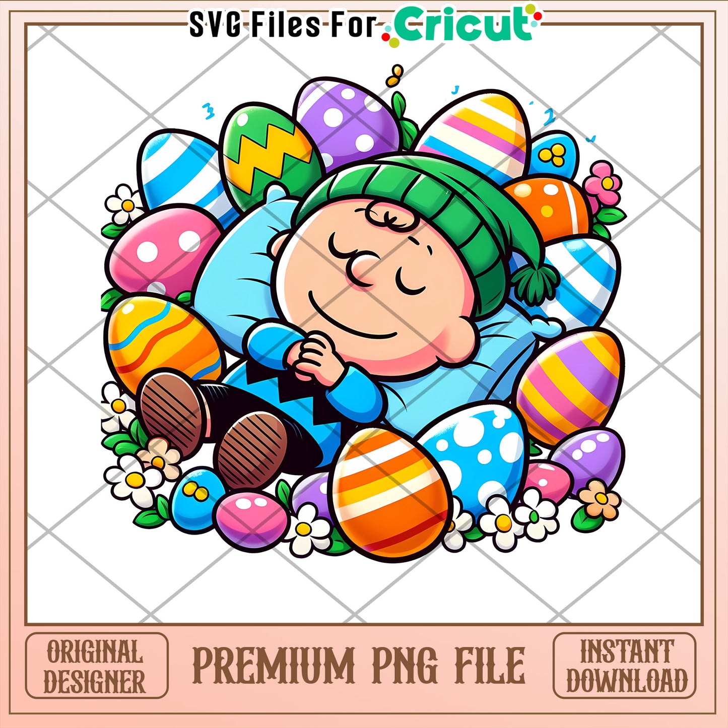 Snoopy Easter PNG Cricut Design