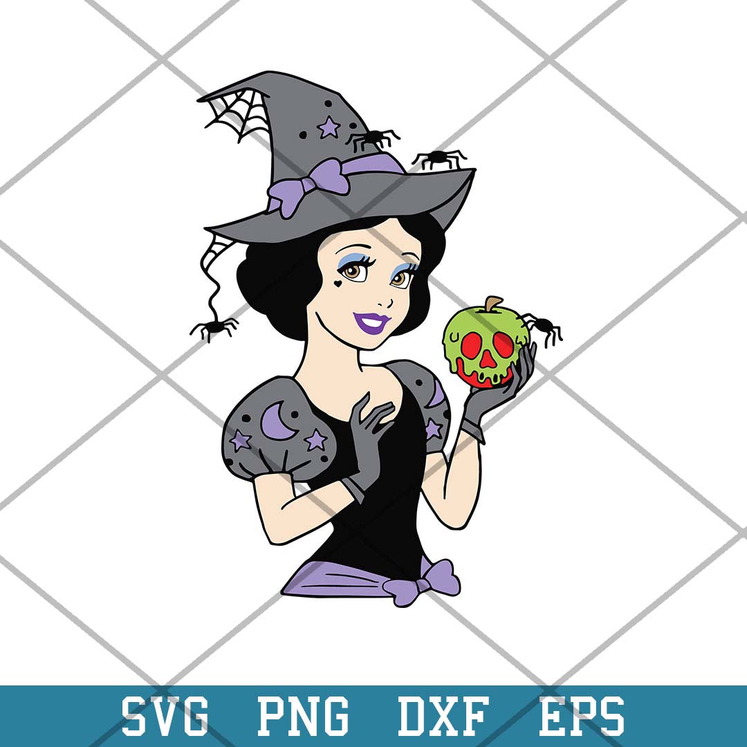 Snow White Princess Halloween Svg, Disney Princess Svg-Svgfilesforcricut