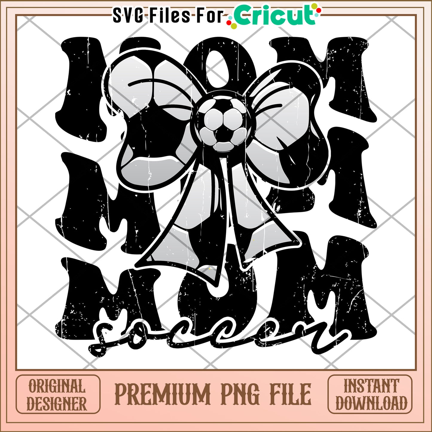 Soccer Mom PNG Design Instant Download