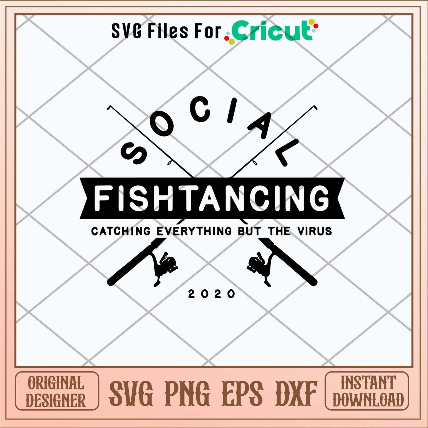 Social Fishtancing Fish Tancing Quarantine Svg, Png Dxf Eps File-Svgfilesforcricut