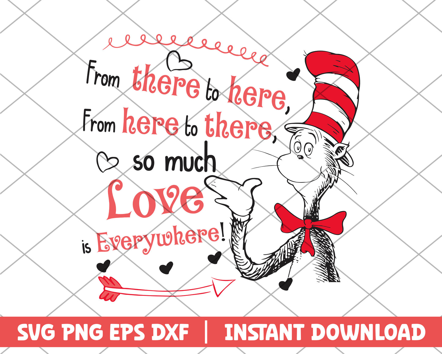 So much love is everywhere svg