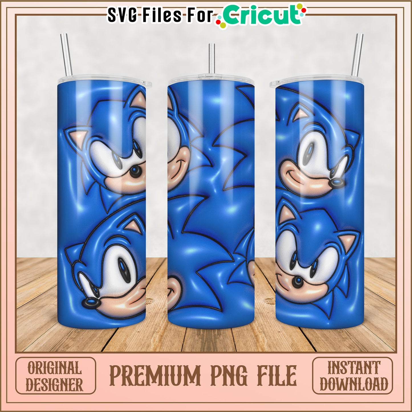 Sonic the Hedgehog Tumbler PNG