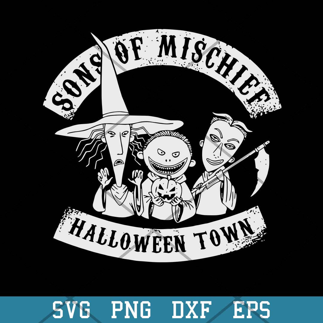 Sons Of Mischief Halloween Town Svg, Halloween Svg-Svgfilesforcricut