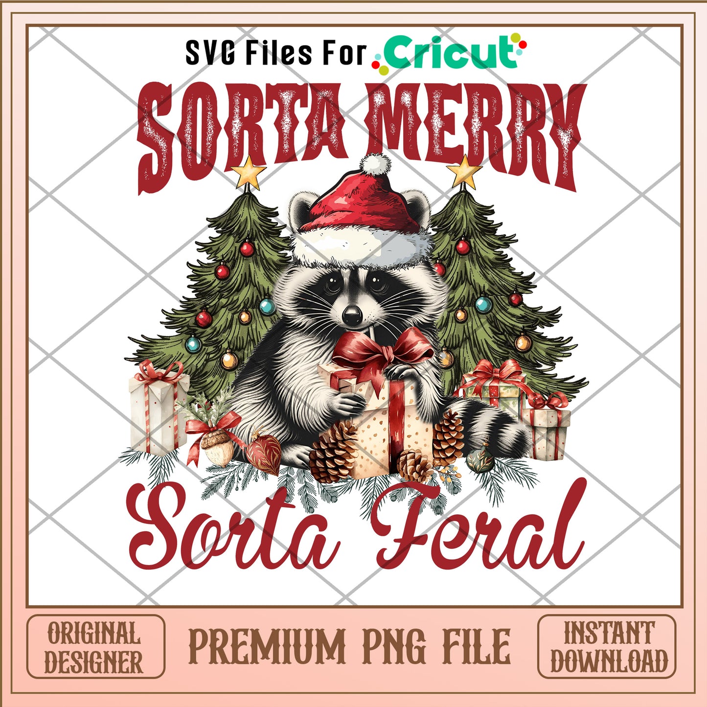 Sotar merry sotar peral png, raccoon santa hat png, christmas png