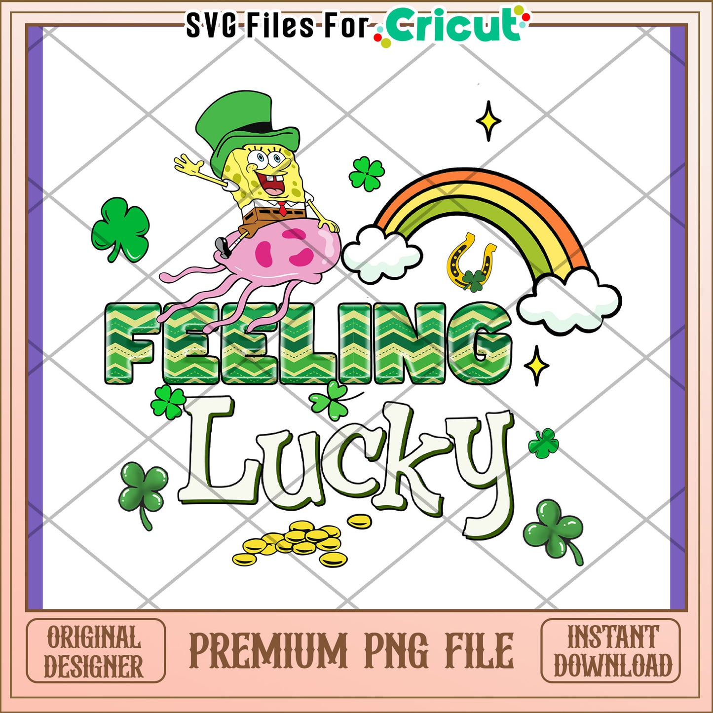 SpongeBob St Patricks Day PNG