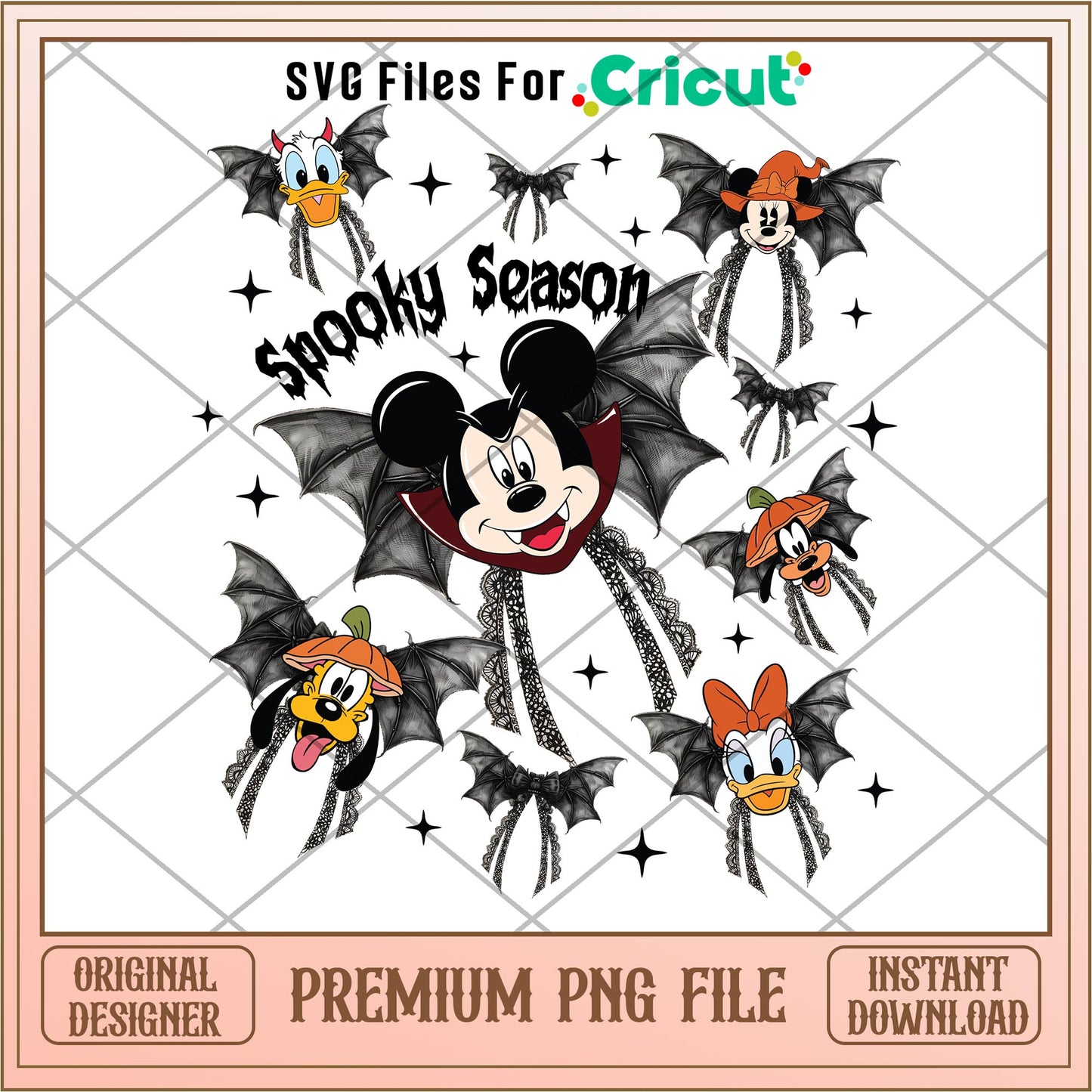 Spooky Season png, Disney characters png, Digital Download
