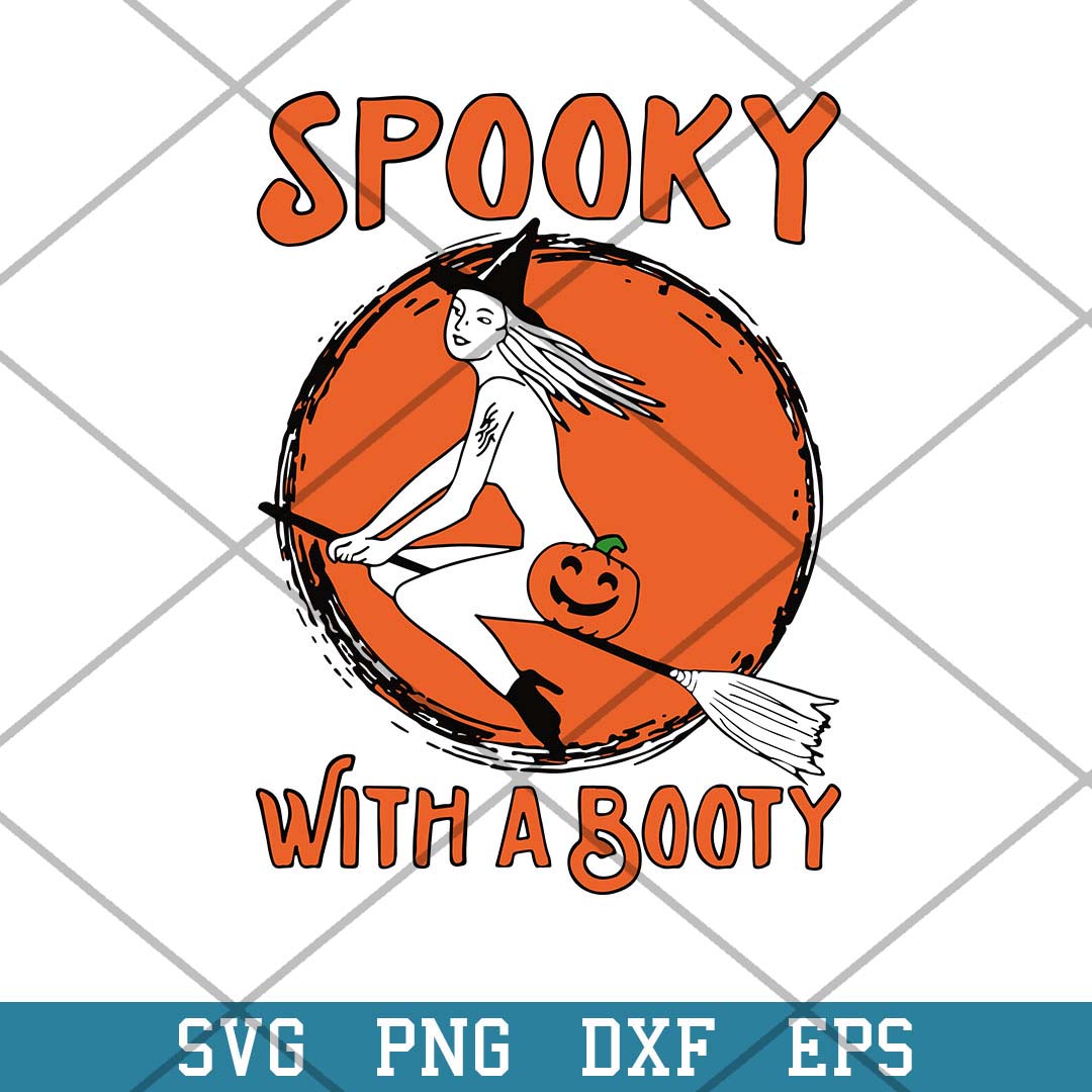 Spooky With A Booty Svg, Sexy Halloween Svg-Svgfilesforcricut