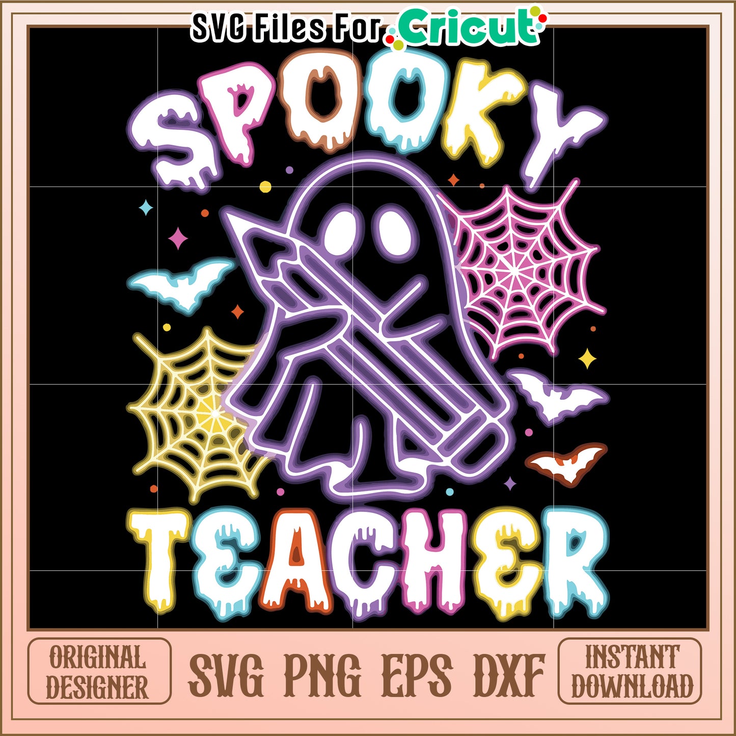Spooky teacher svg, cartoons characters svg, halloween costumes svg