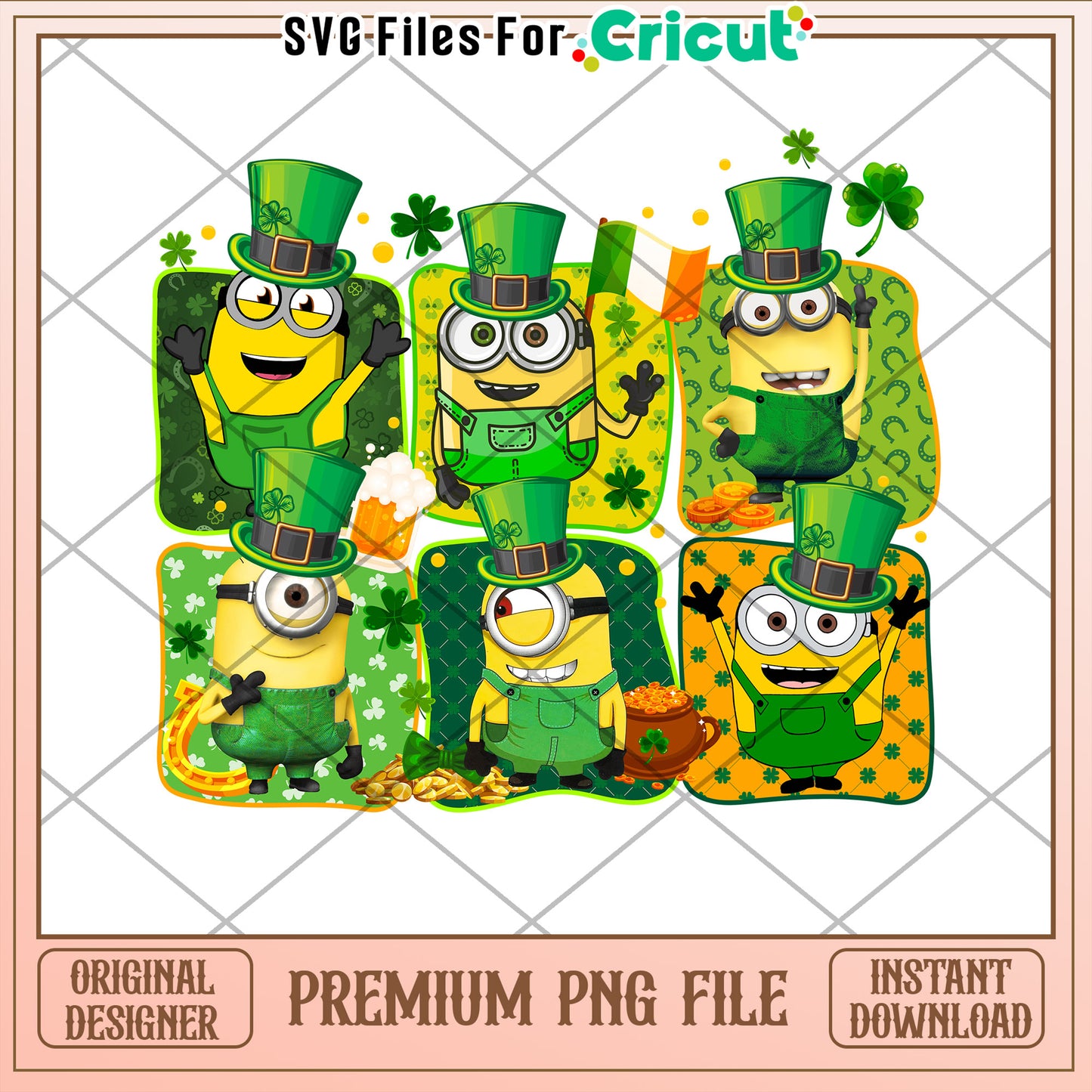 St Patrick's Day Minion PNG for Cricut Crafting Fun