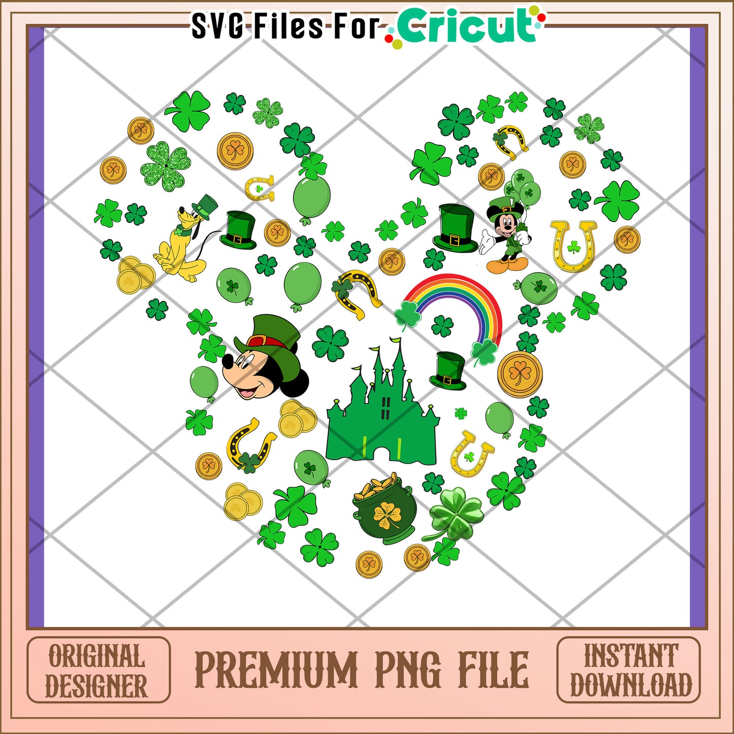 St Patrick's Day PNG Design with Fun Elements