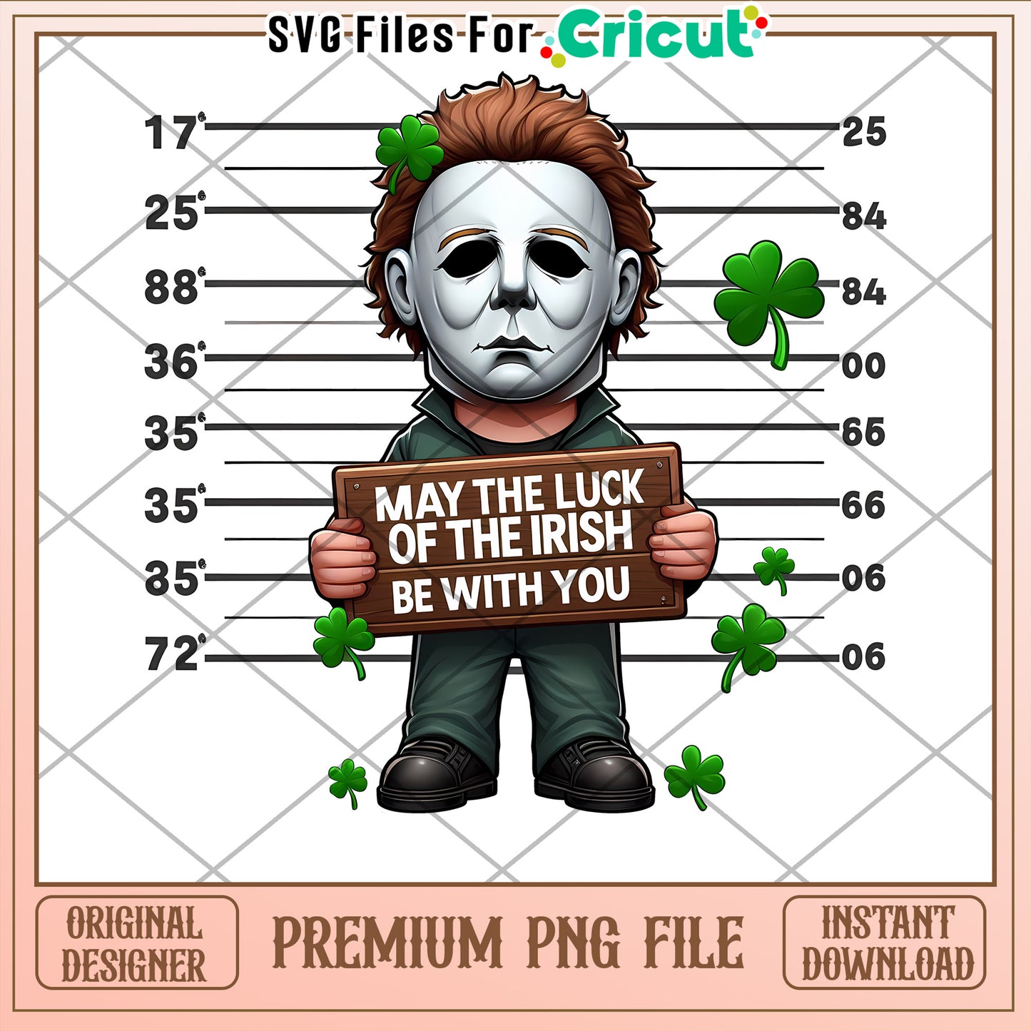 St Patricks Day Michael Myers PNG