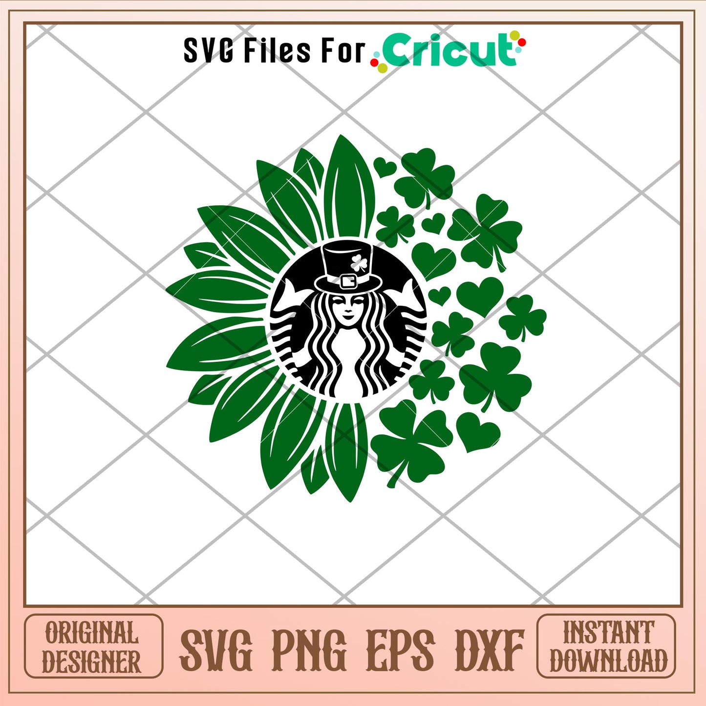 St Patricks Day Sunflower, St. Patrick’s Day Sunflower Svg