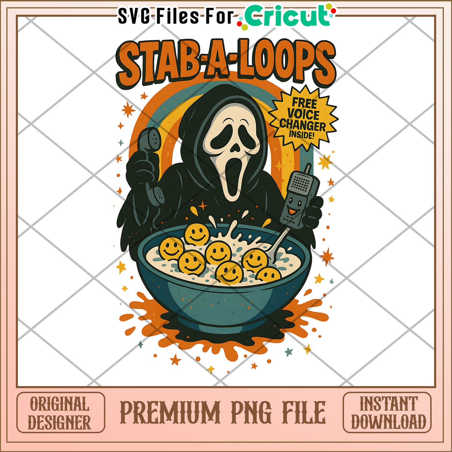 Stab a loops png, halloween png, halloween season png