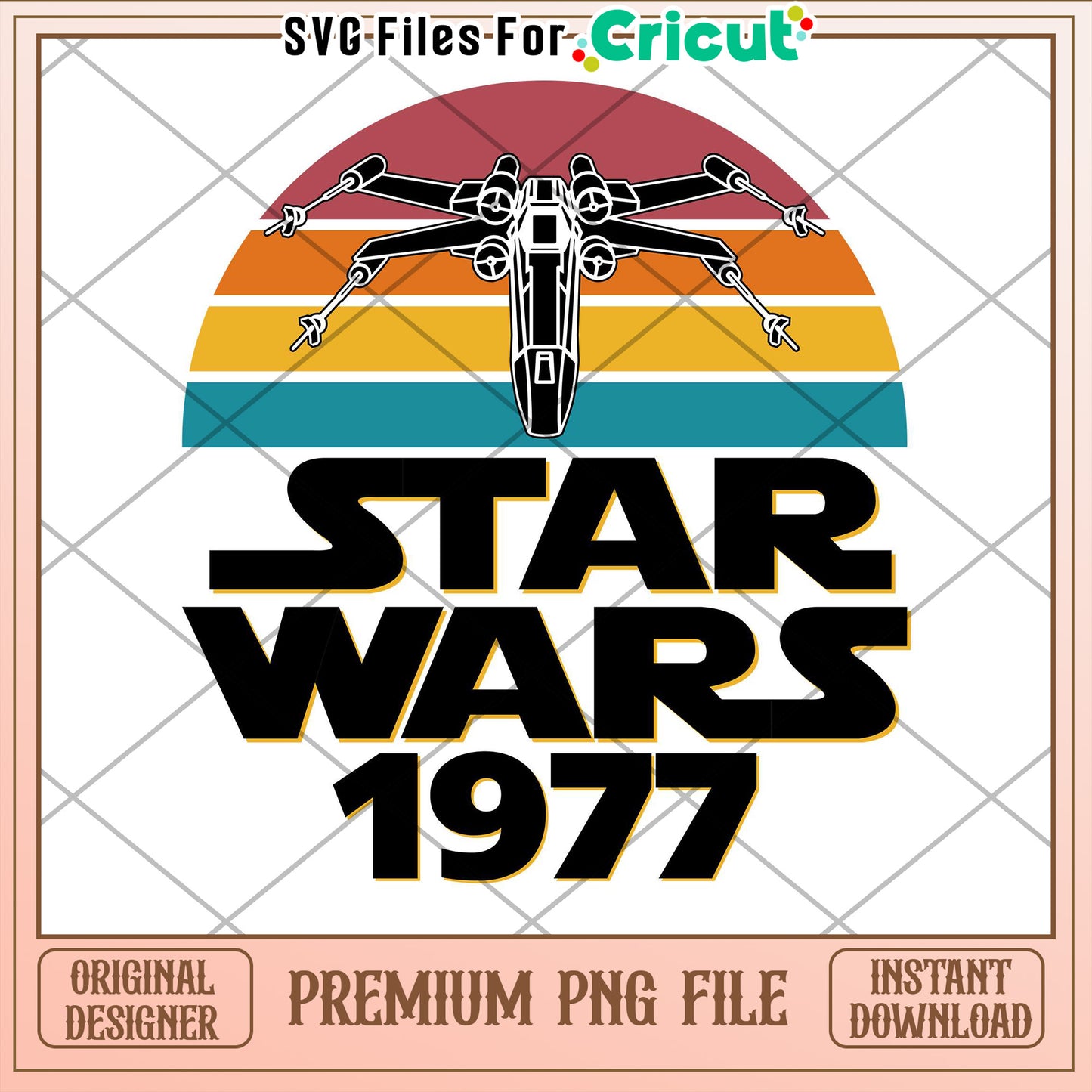 Star Wars 1977 Retro PNG