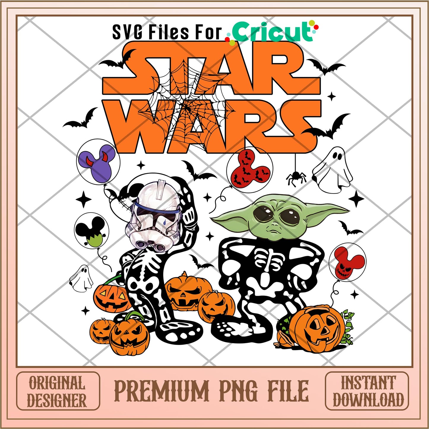Star Wars Characters Halloween png, Horror characters png, digital download