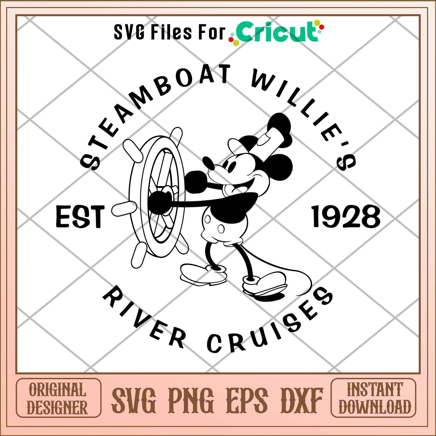 Steamboat Willies River Cruises Est 1928 Minnie mouse svg, Disney svg, digital download