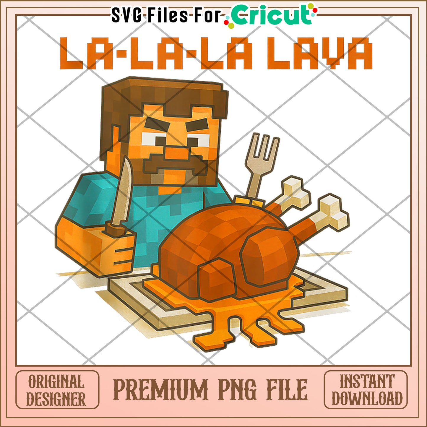 Steves and lava chicken png, lava chicken png , mindcraft movie png