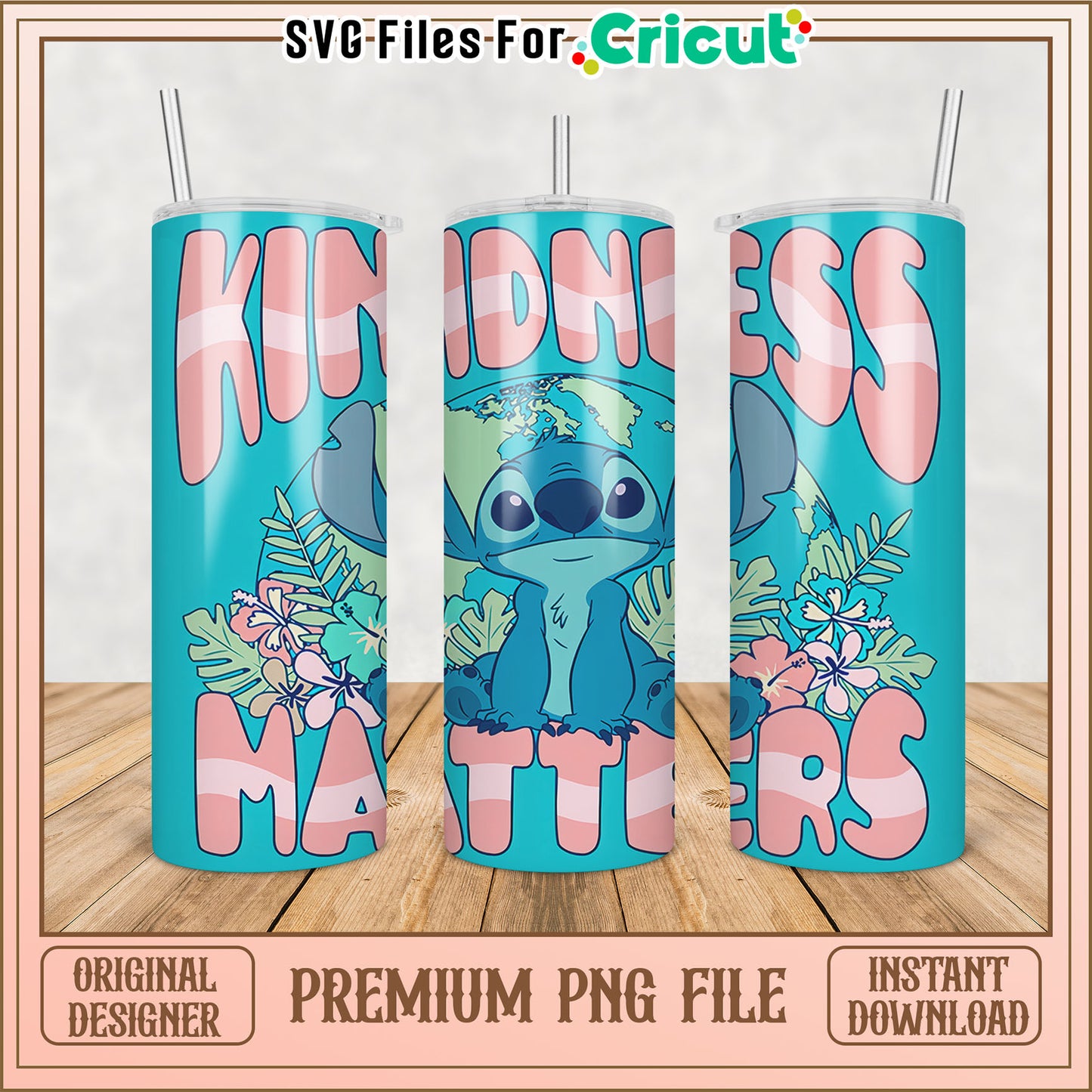 Stitch Kindness Matters PNG Sublimation