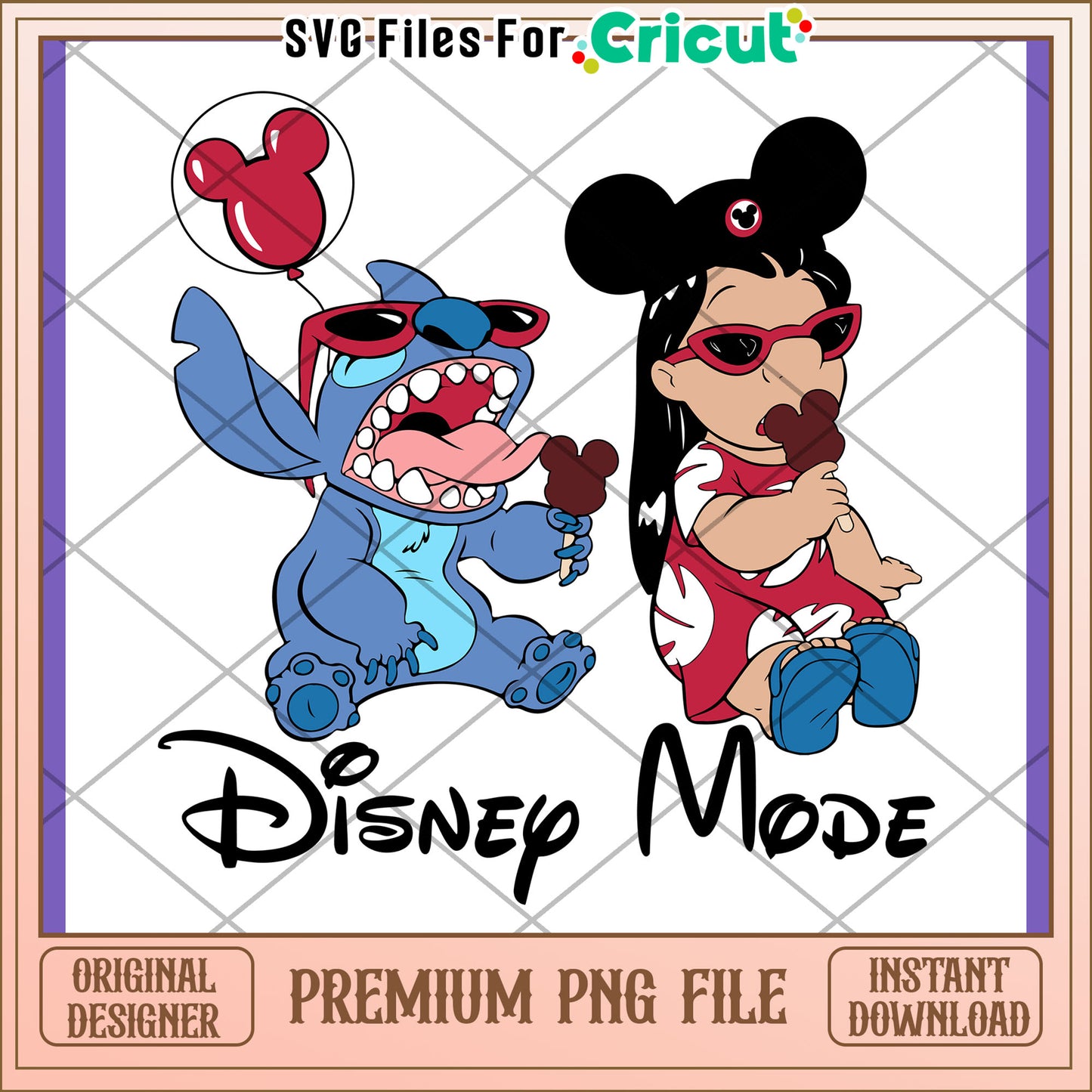 Stitch Lilo Disney PNG Design Download