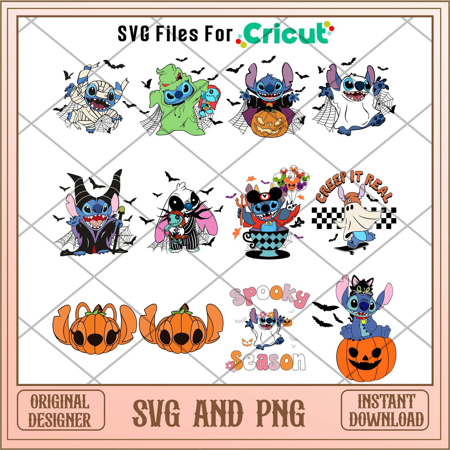Disney Halloween Stitch svg bundle