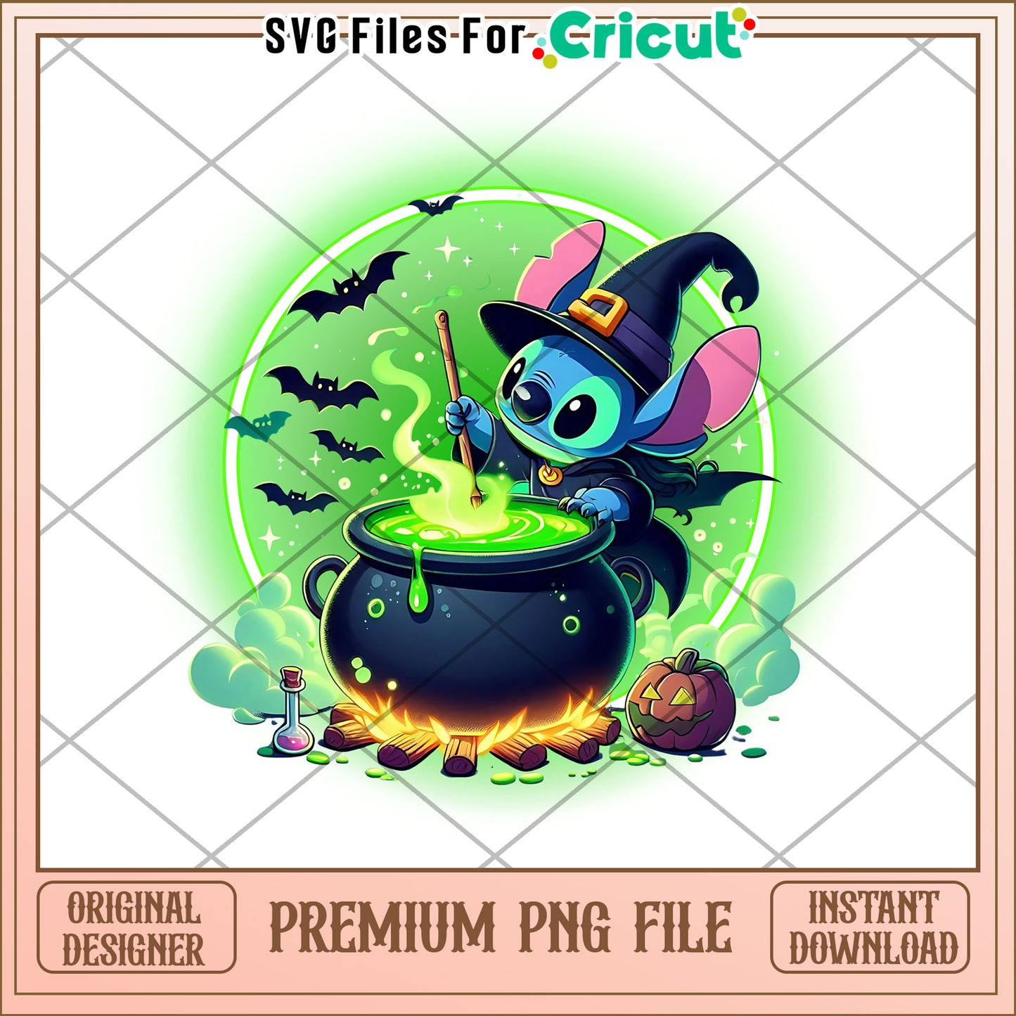 Stitch poisons png, spirit halloween png, funny stitch png