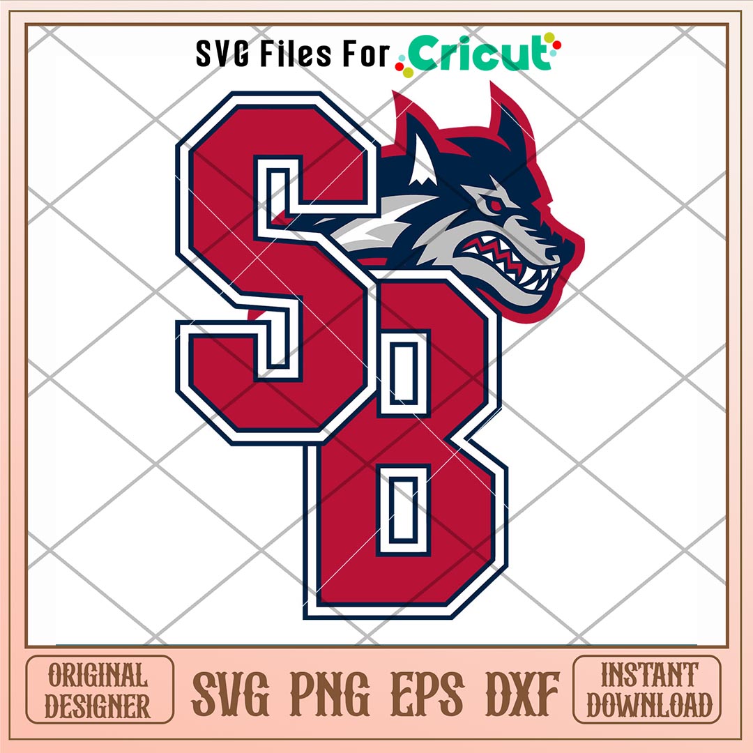 Stony Brook Seawolves Logo Svg, Stony Brook Seawolves Svg, NCAA Svg