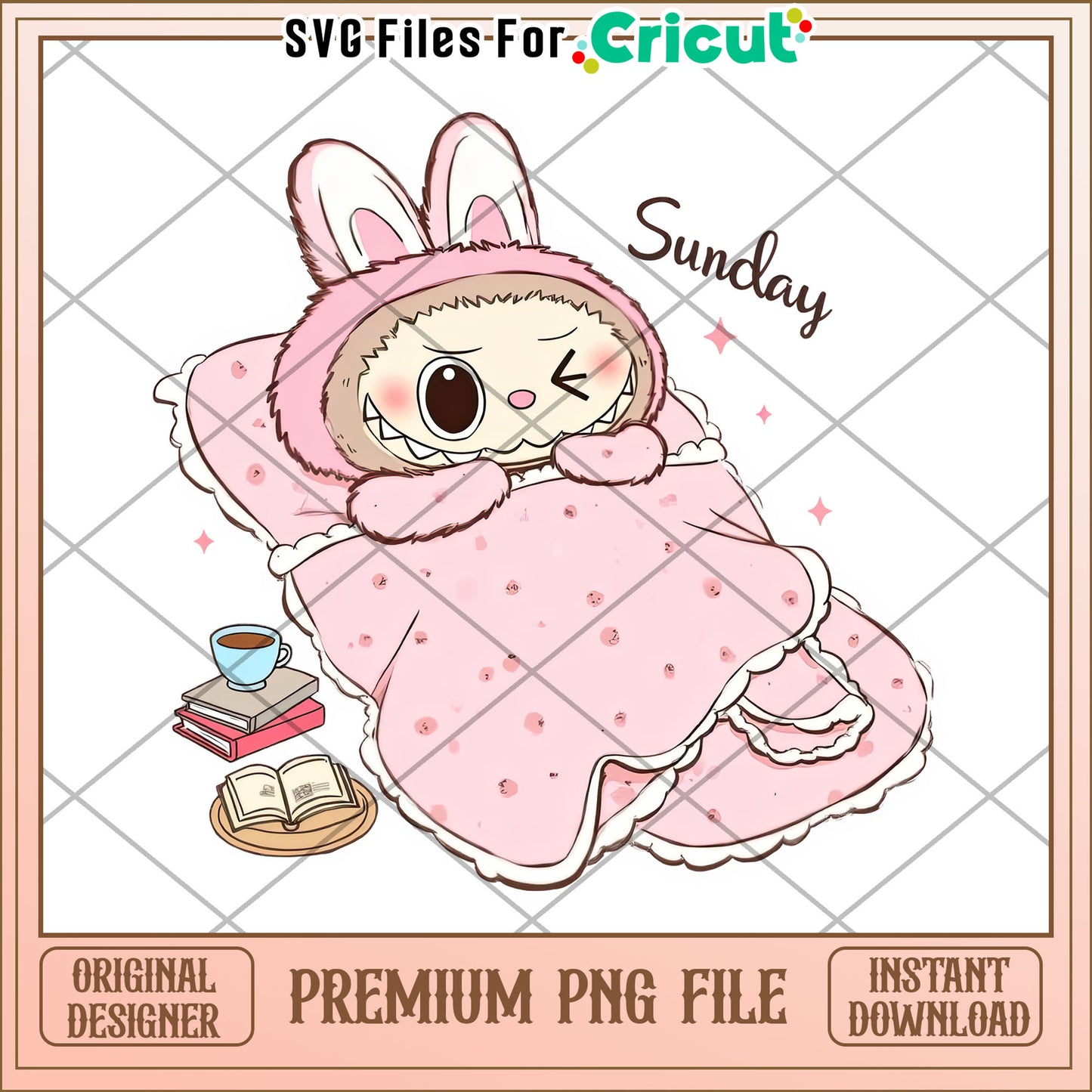 Sunday sleepy labubu png, labubu amazon png, pop mart labubu dolls png