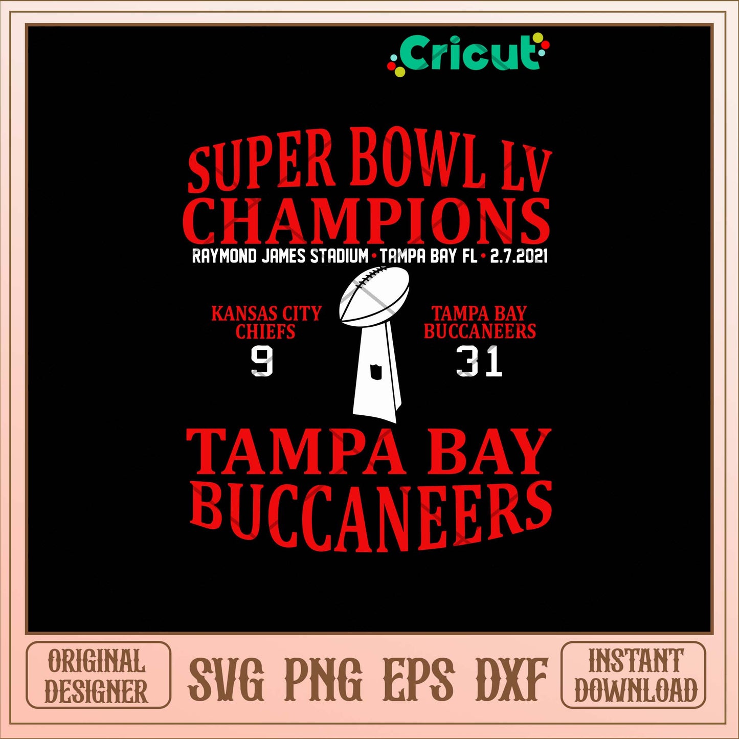 Super Bowl Champions Tampa Bay Buccaneers Svg, Champions Svg-Svgfilesforcricut