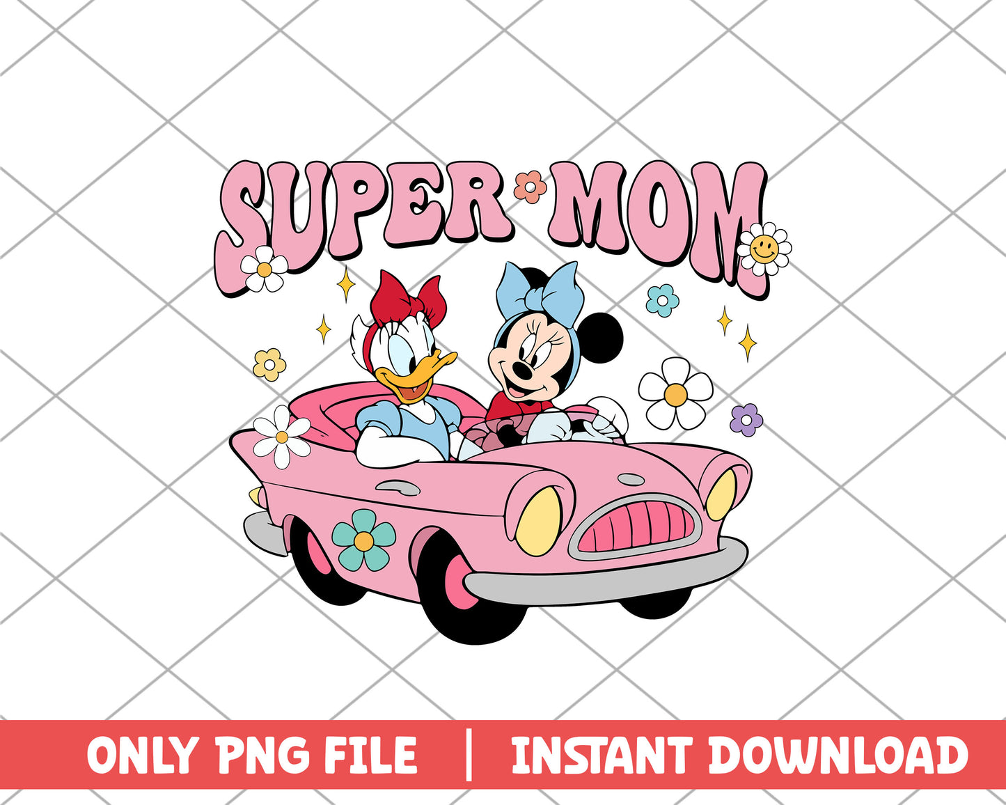 Super mom mother day png