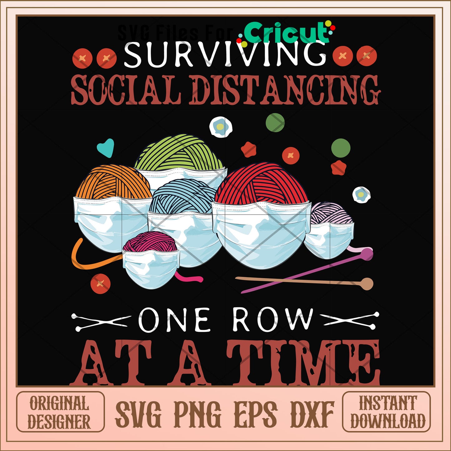 Surviving social distancing on row svg, distancing svg, other svg