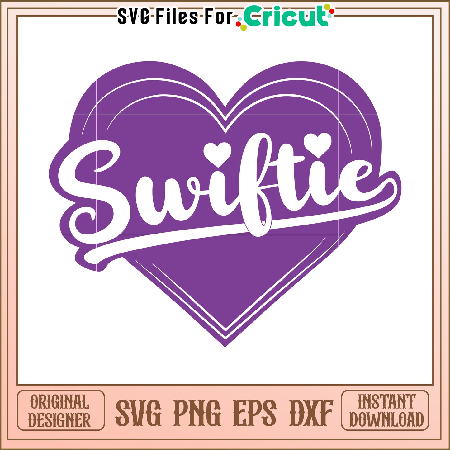 Swiftie Heart Design, perfect for fans of pop music styles
