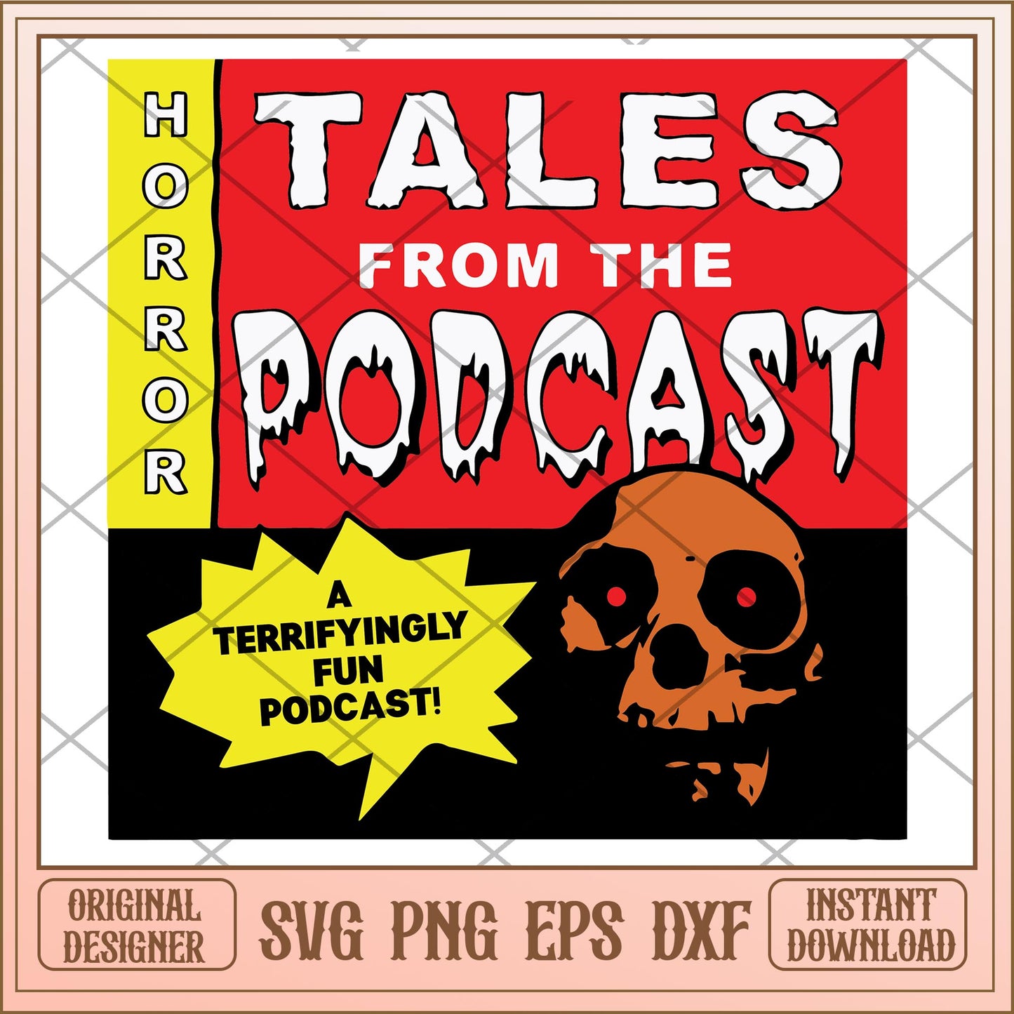 Tales from the podcast svg, Halloween characters svg, Digital Download