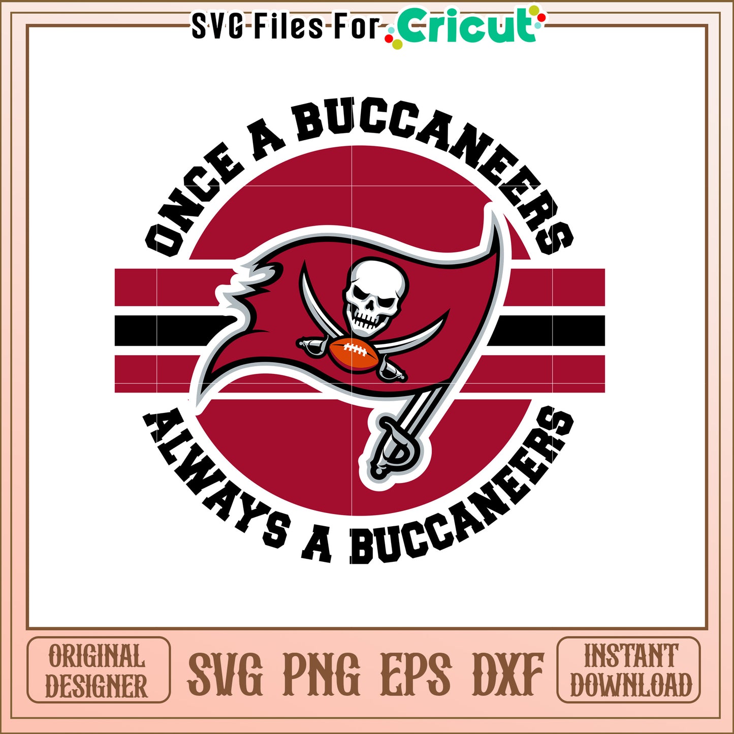 Tampa Bay Buccaneers SVG Design for Fans and Crafts