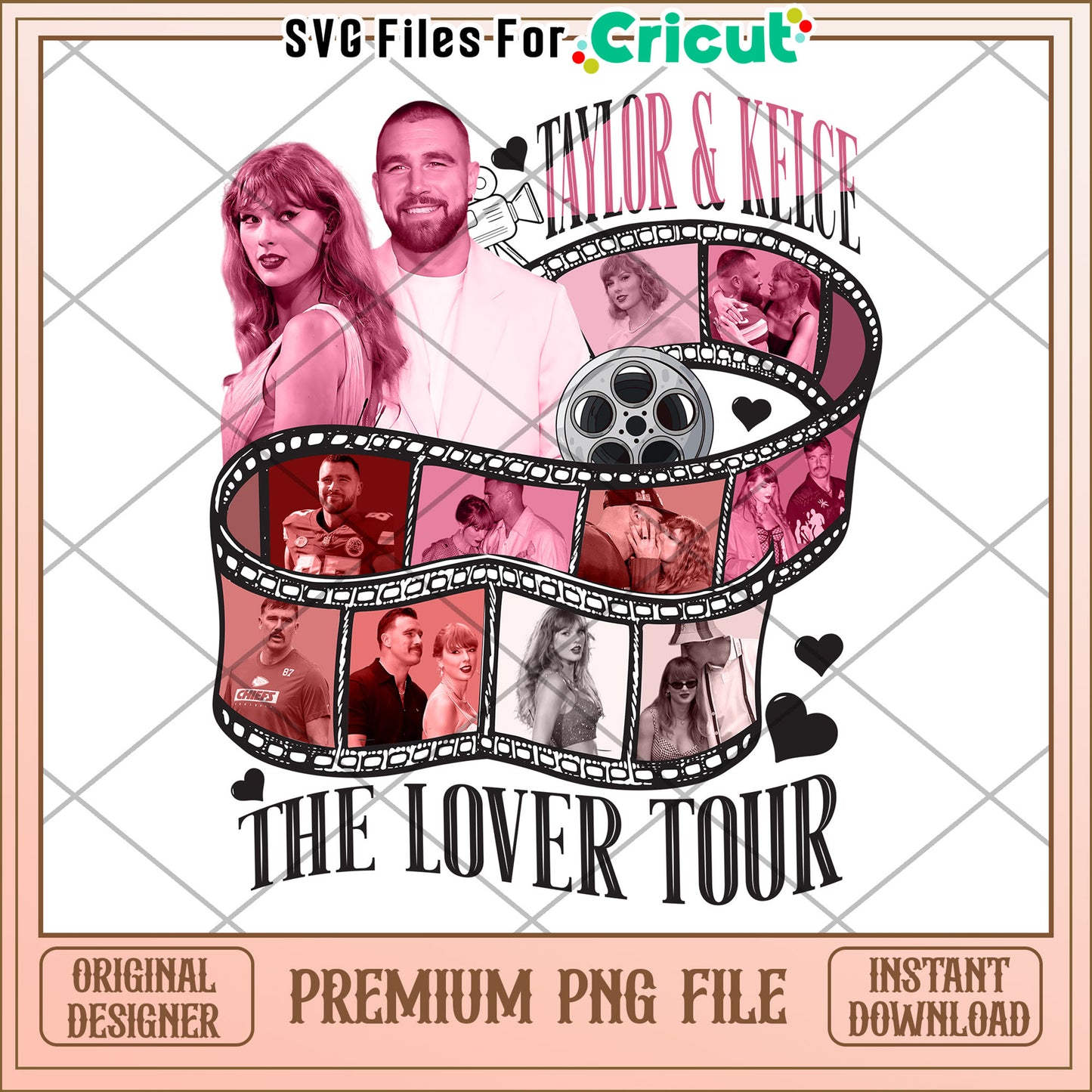 Taylor Swift Kelce Lover Tour PNG