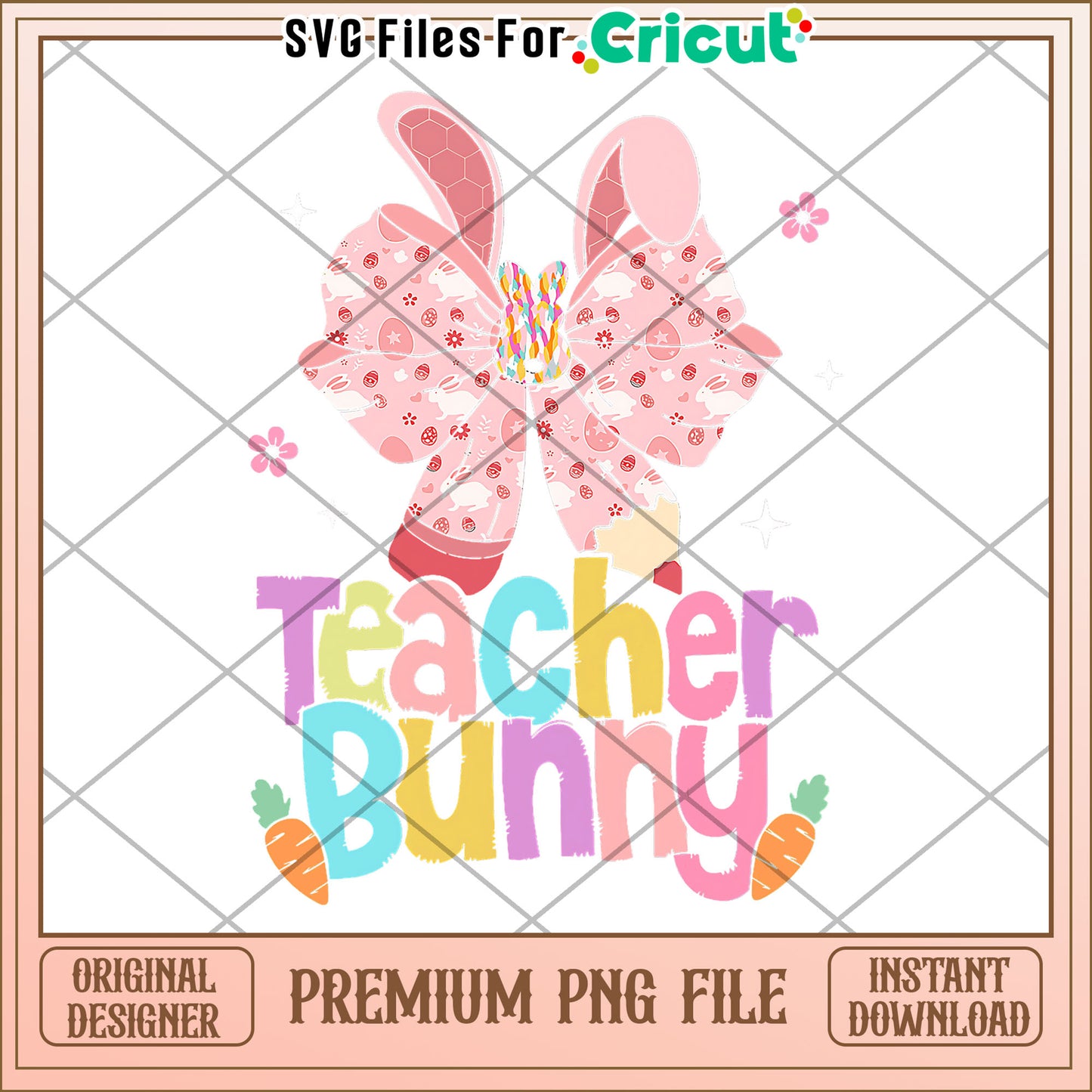 Teacher bunny design png, back to school supplies png, cartoon design png