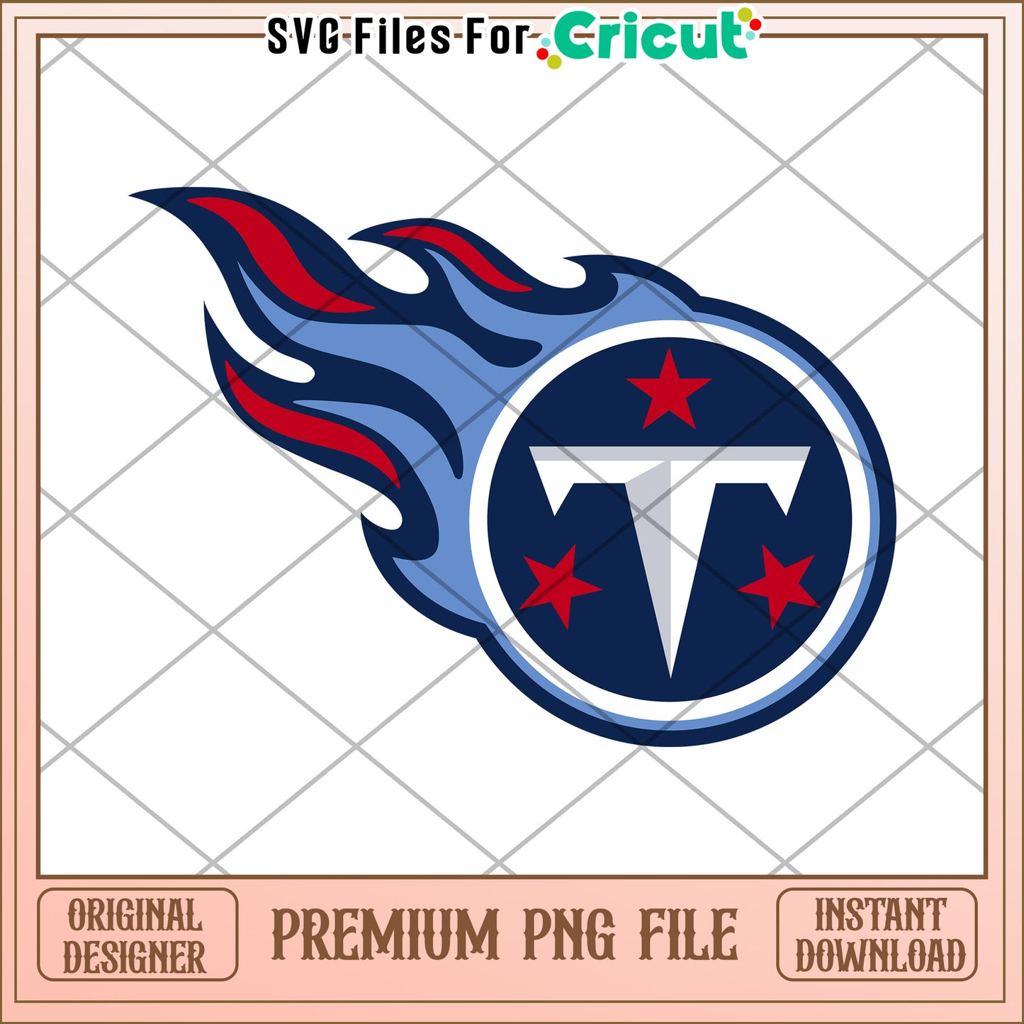 Tennessee Titans logo design for crafts, perfect for DIY projects