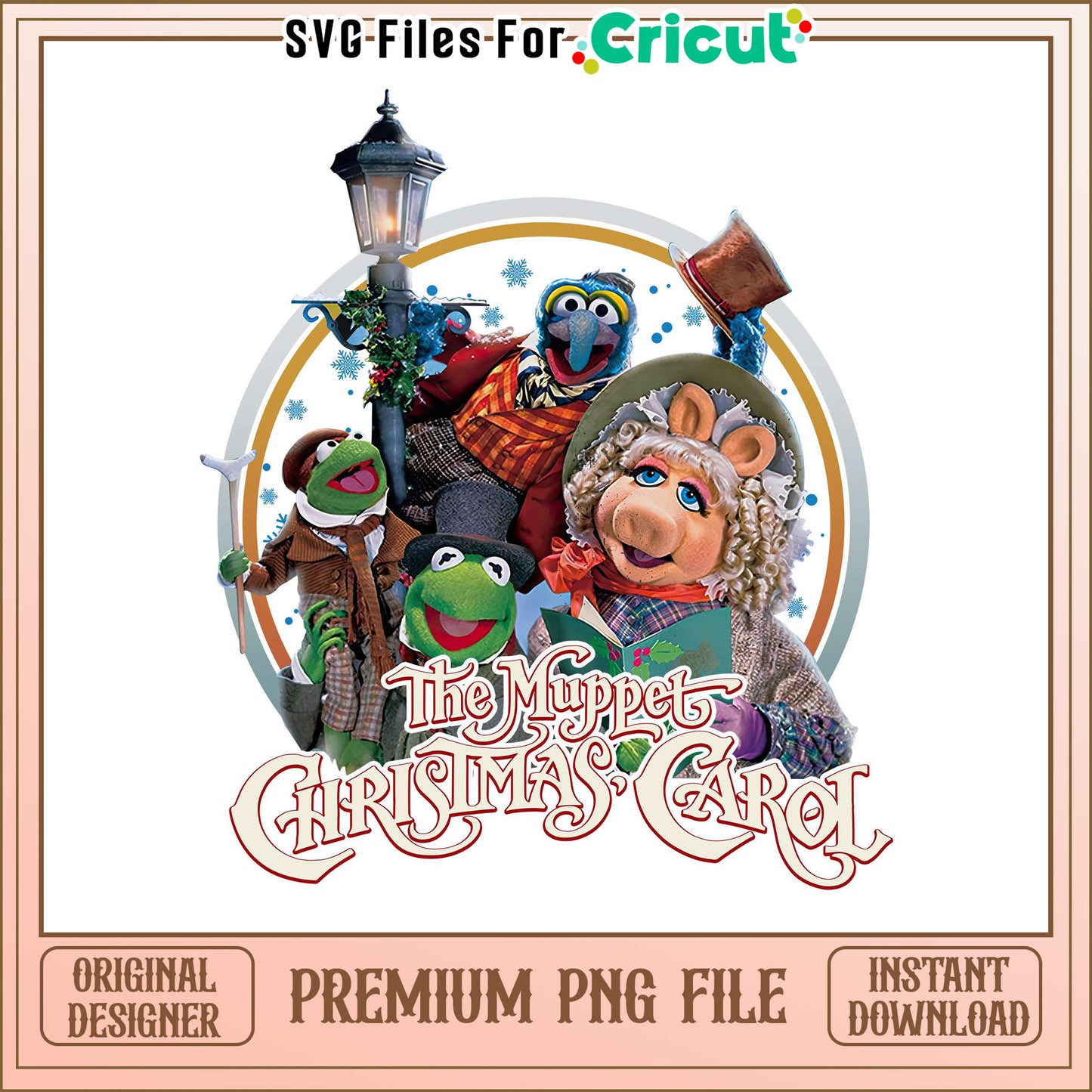 The Muppet Christmas Carol PNG File, perfect for festive crafts