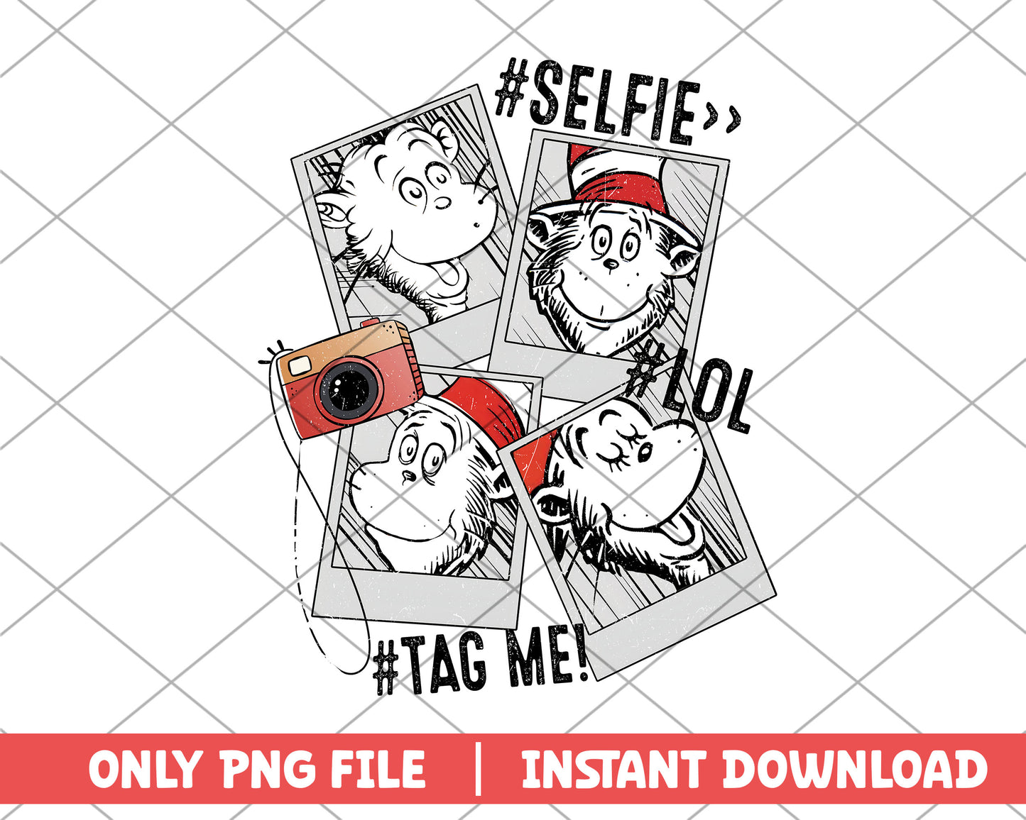 The cat in the hat photograph png