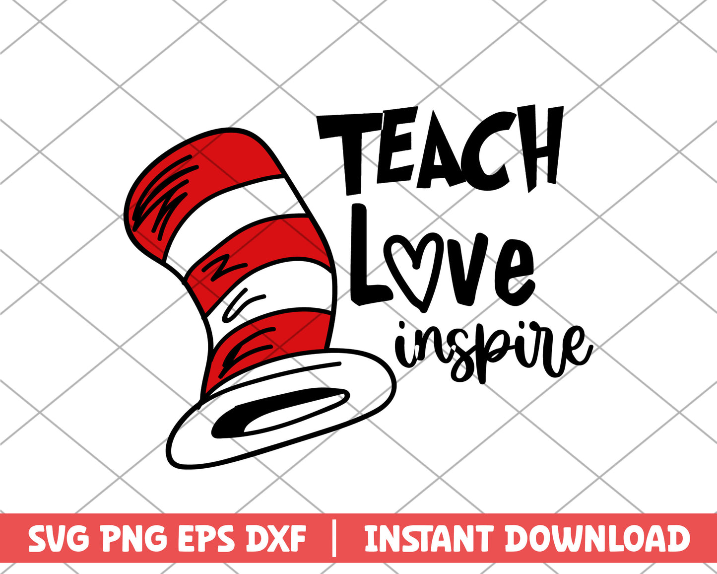 The cat in the hat svg