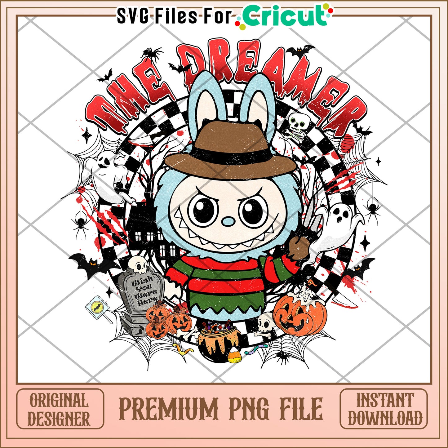 The dreamer labubu png, halloween songs png, halloween cookies png
