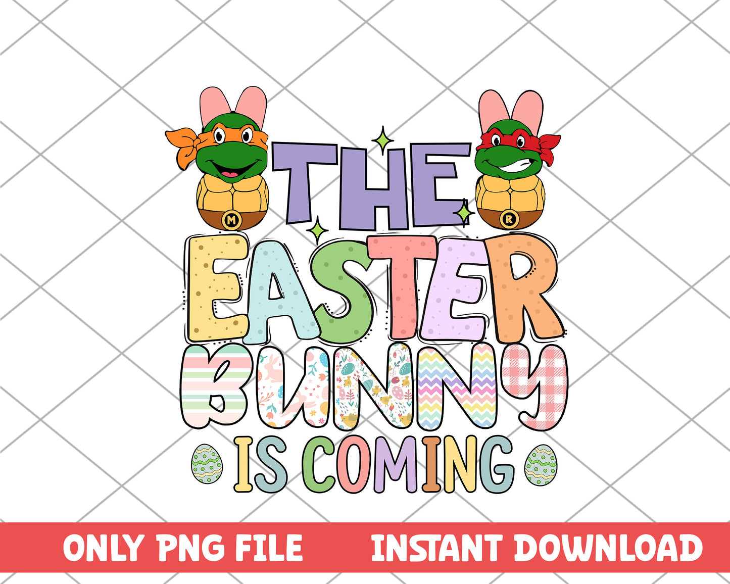 The easter bunny is coming easter png