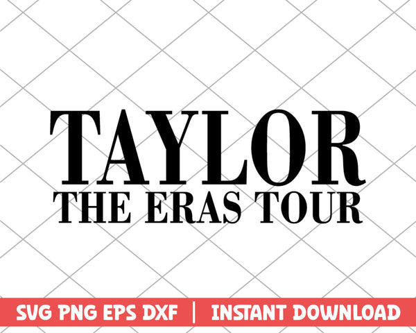 The eras tour taylor swift svg