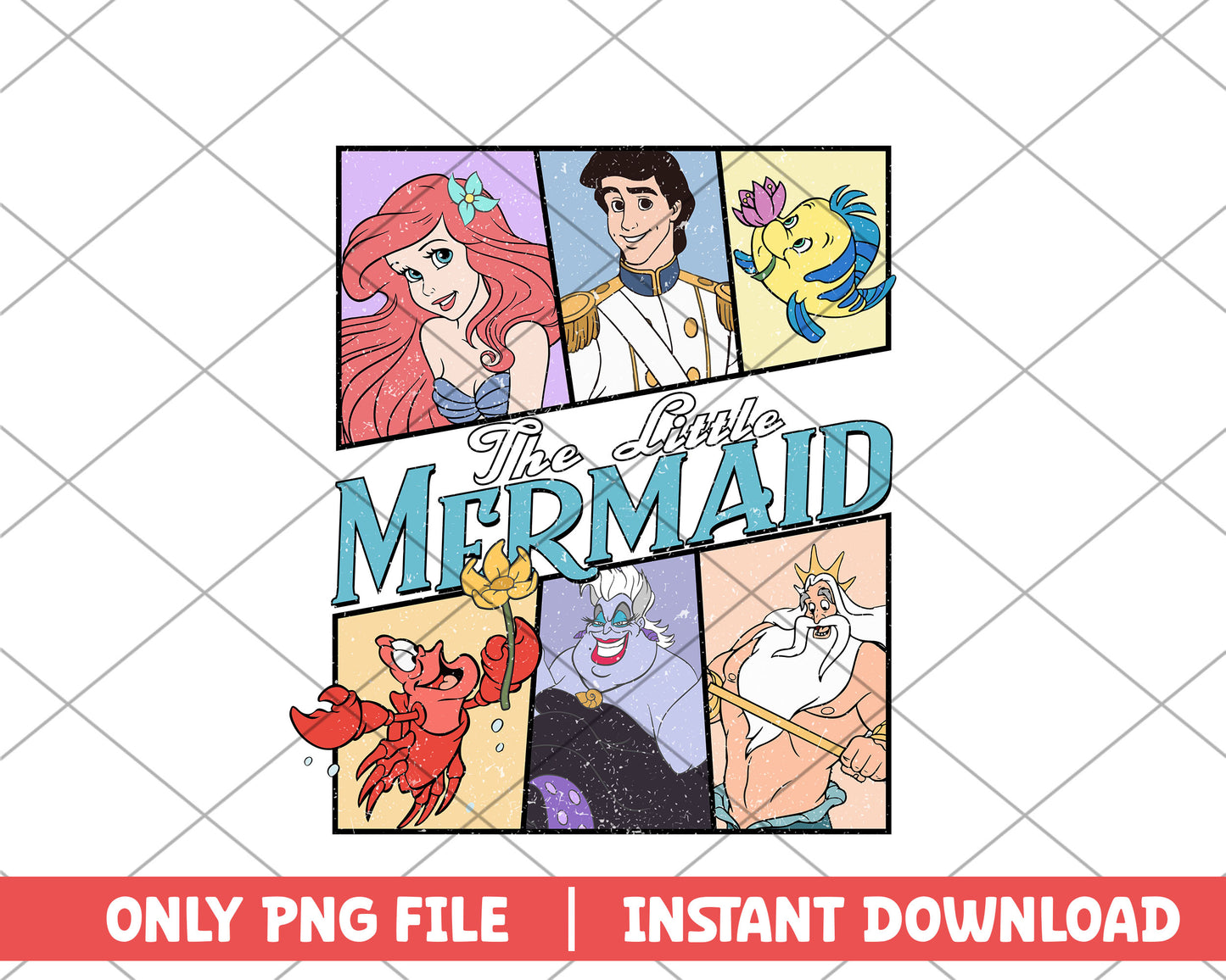 The little mermaid disney png