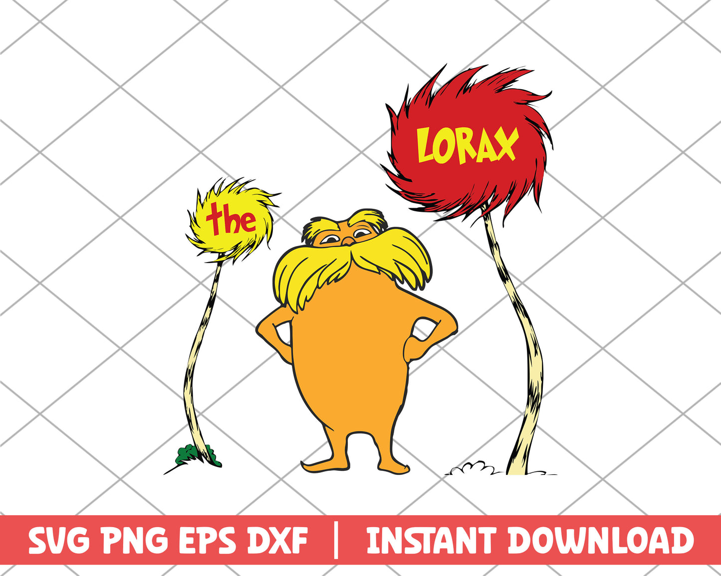 The lorax dr.seuss svg