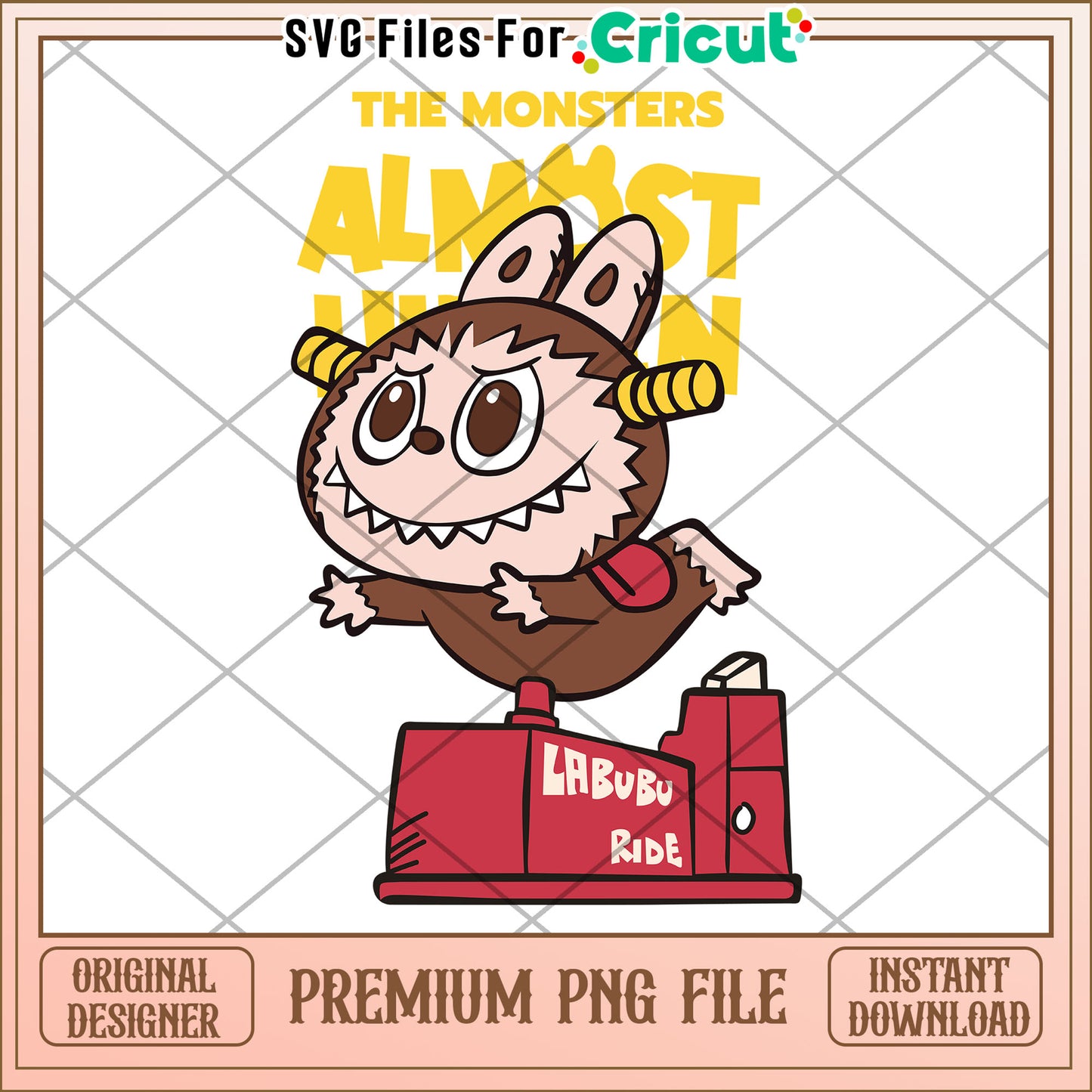 The monster almost hidden labubu png, labubu quotes png, labubu dolls png