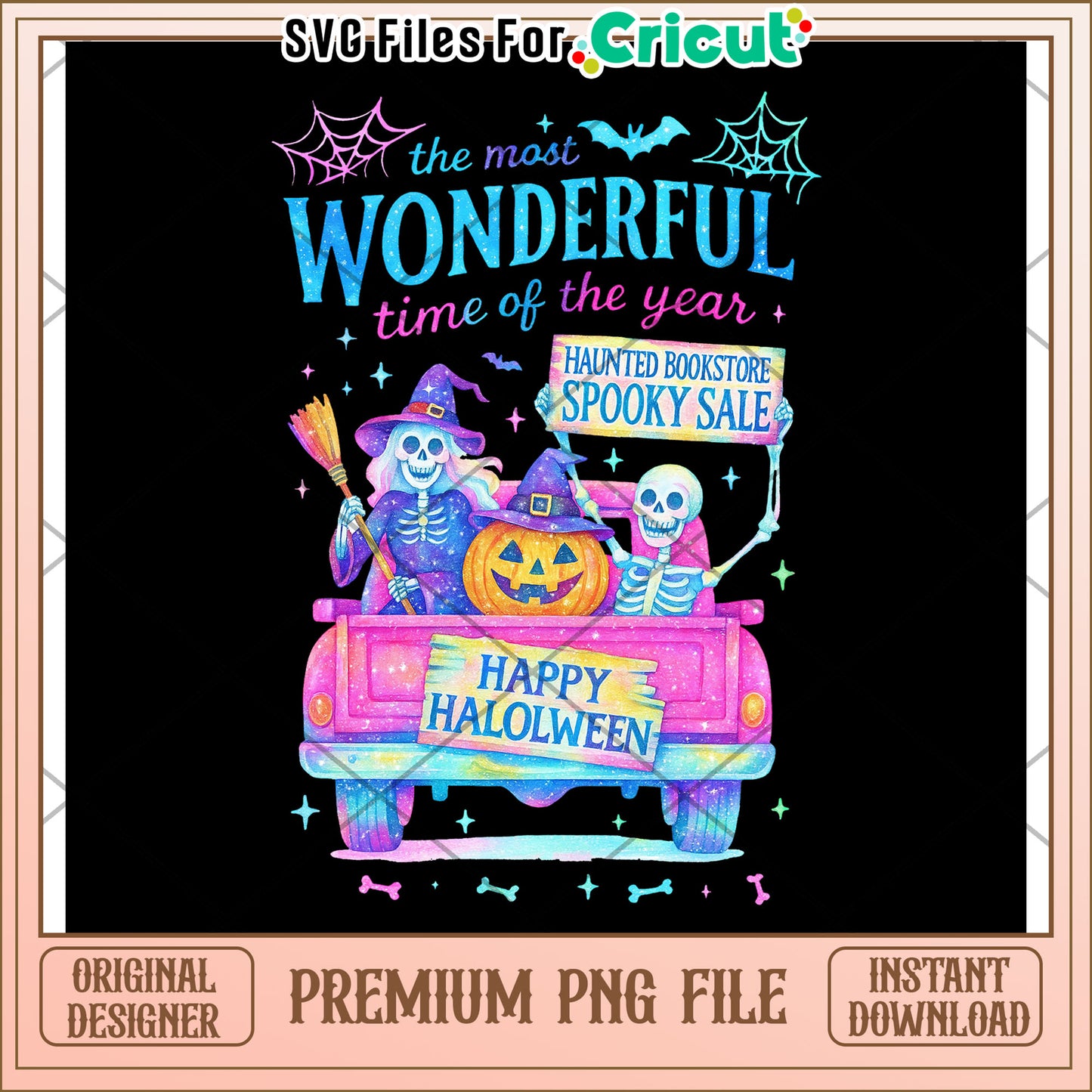 The most wonderful time of the year neon png, halloween costumes png, halloween toys png